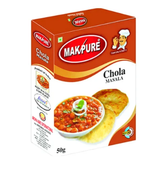 Instagram post of chola masala